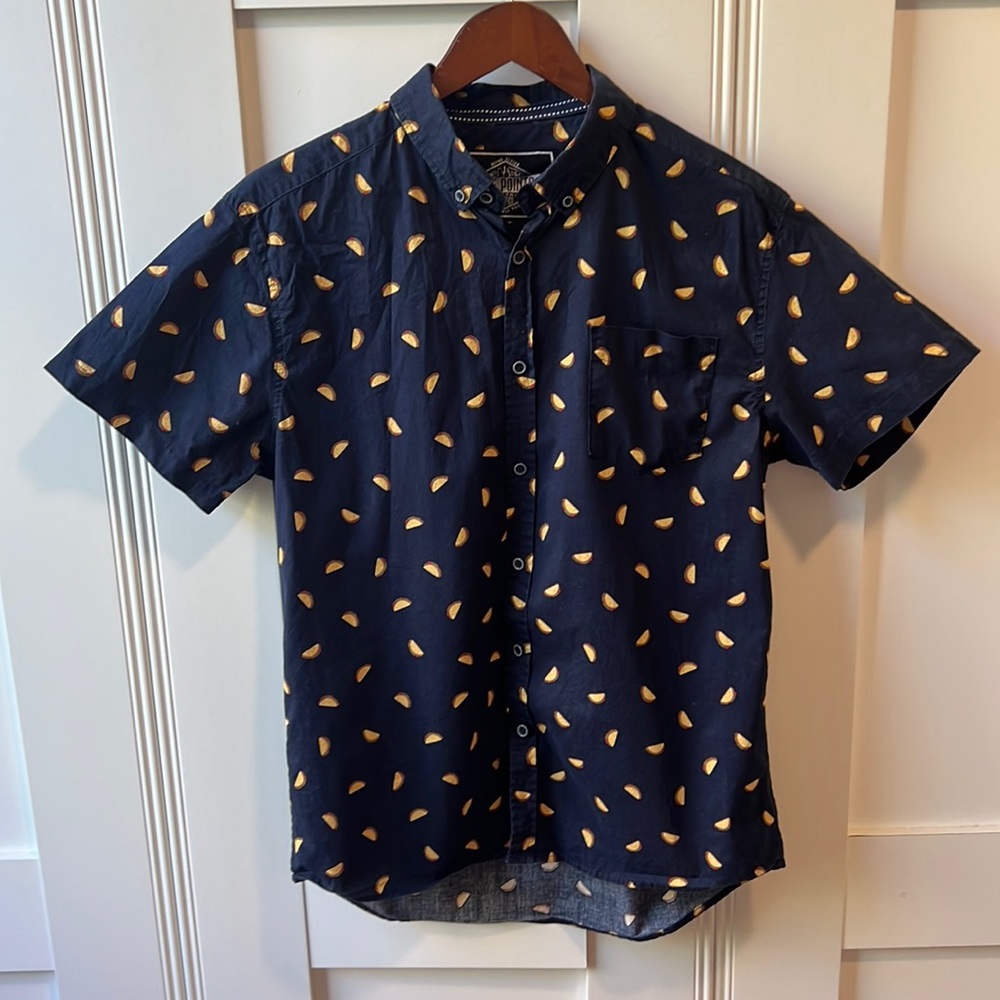 Five Points Taco Tuesday Short Sleeve Button Down